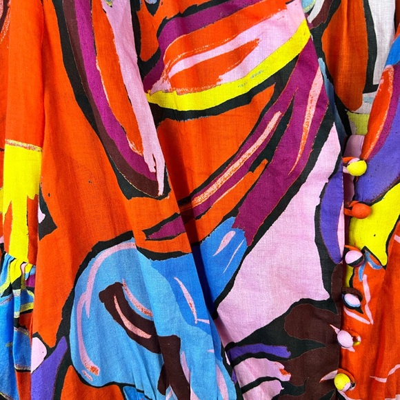 Rebecca Vallence | Positano Short Kaftan Beach Dress - Picture 12 of 14